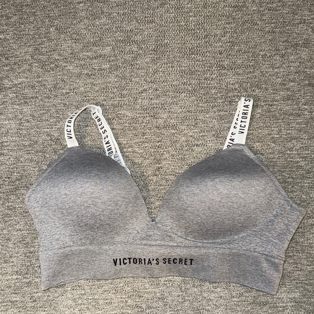Victoria's Secret Gray Wireless Bra
